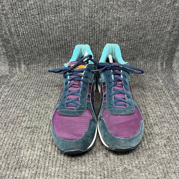 ASICS GT-II Purple Navy Lake Drive Sky Suede Casual Shoes Mens 11.5 H408N‎